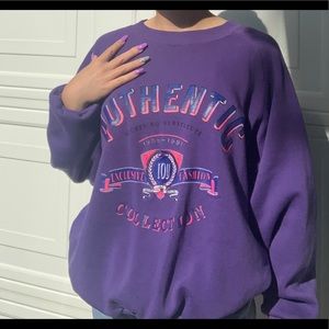 authentic thrifted purpose sweater !